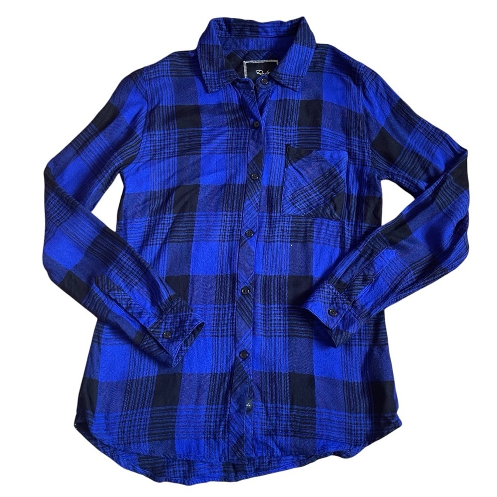 Rails Blue Hunter Plaid Shirt US XS